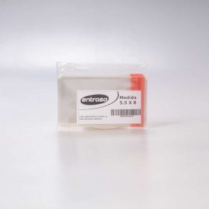 Bolsa de Celofán 5.5x8+2 Cm Adhesiva 100 Pz