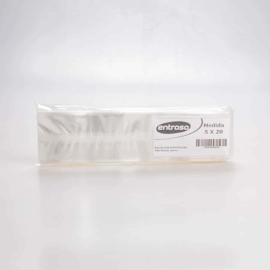 Bolsa de Celofán 5x20 Cm 100 Pz