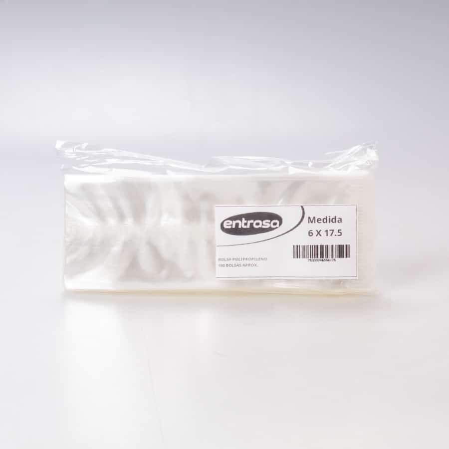 Bolsa de Celofán 6x17.5 Cm 100 Pz