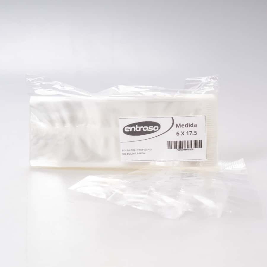 Bolsa de Celofán 6x17.5 Cm 100 Pz