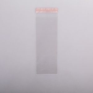 Bolsa de Celofán 7x19+2.5 Cm Adhesiva 100 Pz