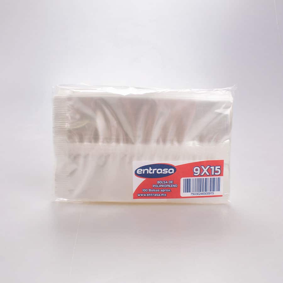 Bolsa de Celofán 9x15 Cm 100 Pz