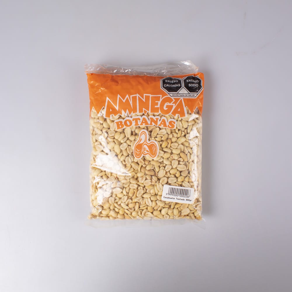 Botana Cacahuate Tostado Aminega 900 Gr
