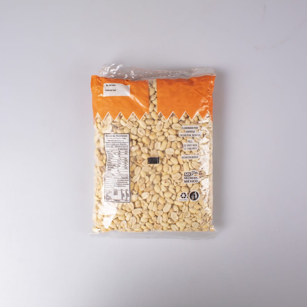 Botana Cacahuate Tostado Aminega 900 Gr