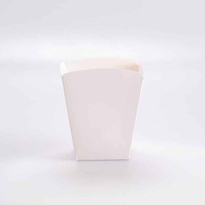 Caja de Palomitas Blanca Chica 10x10x11.5 Cm