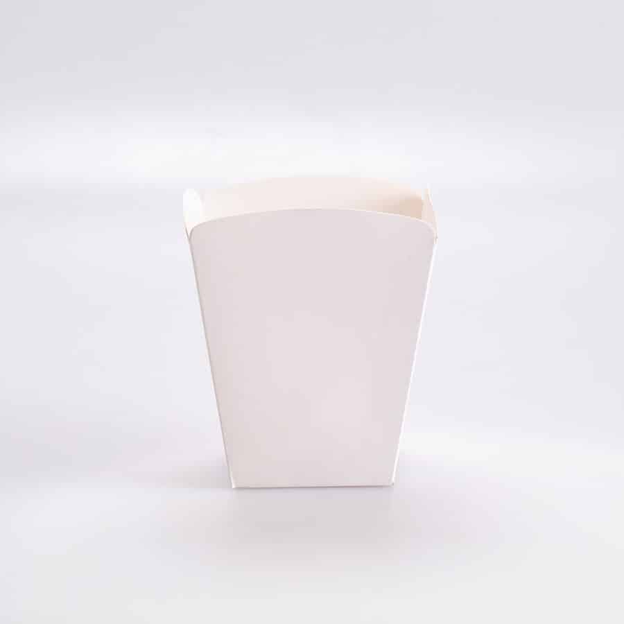 Caja de Palomitas Blanca Chica 10x10x11.5 Cm