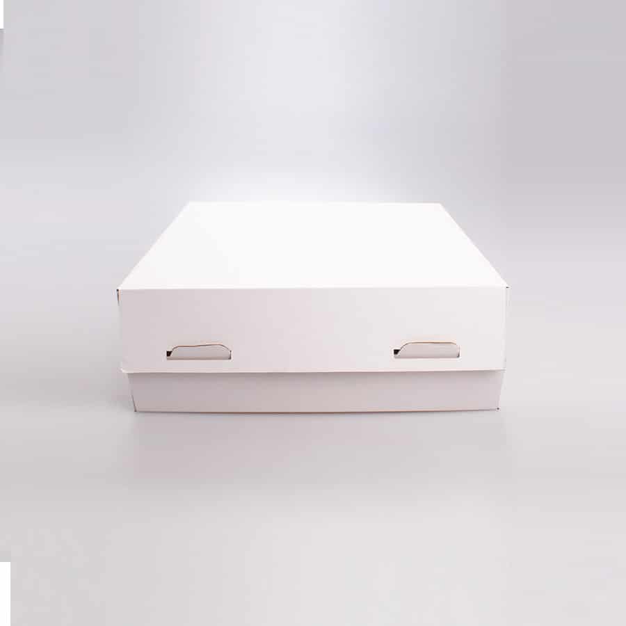 Caja para Pastel Blanca 36x36x13 Cm
