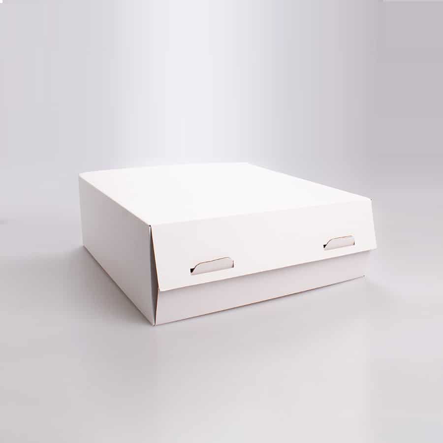 Caja para Pastel Blanca 36x36x13 Cm