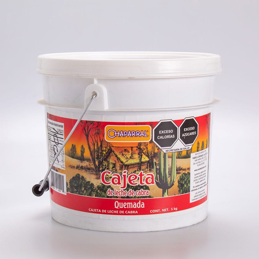 Cajeta Quemada Chaparral con 5 Kg