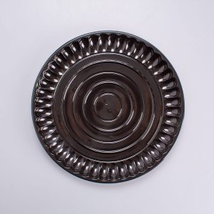 Charola Negra Redonda 35 Cm