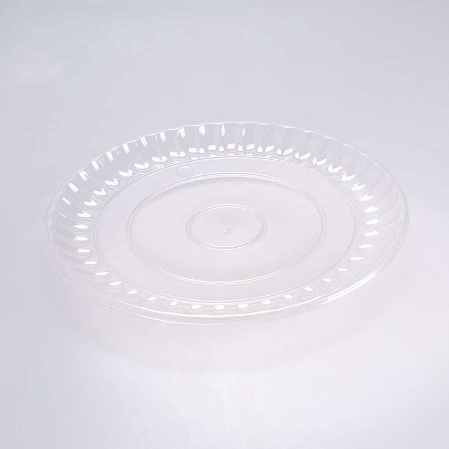 Charola Transparente Redonda 30 Cm