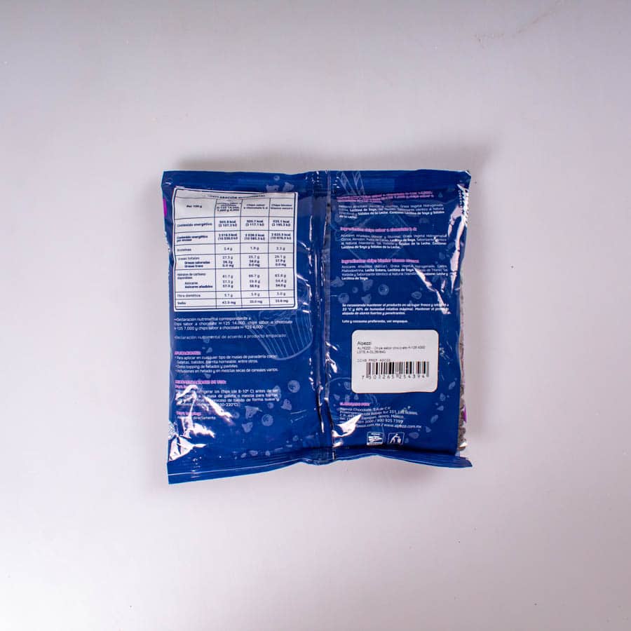 Chispa Horneable Sabor Chocolate Semiamargo Alpezzi 500 Gr