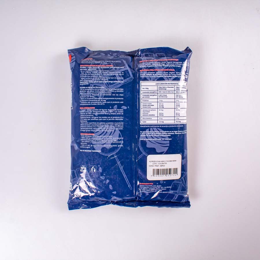 Chispa Sabor Chocolate Lácteo Alpezzi 1 Kg