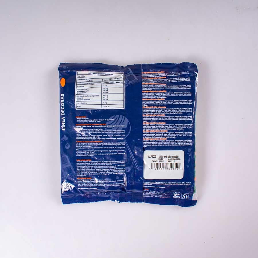 Chispa Verde Sabor Chocolate Alpezzi 500 Gr