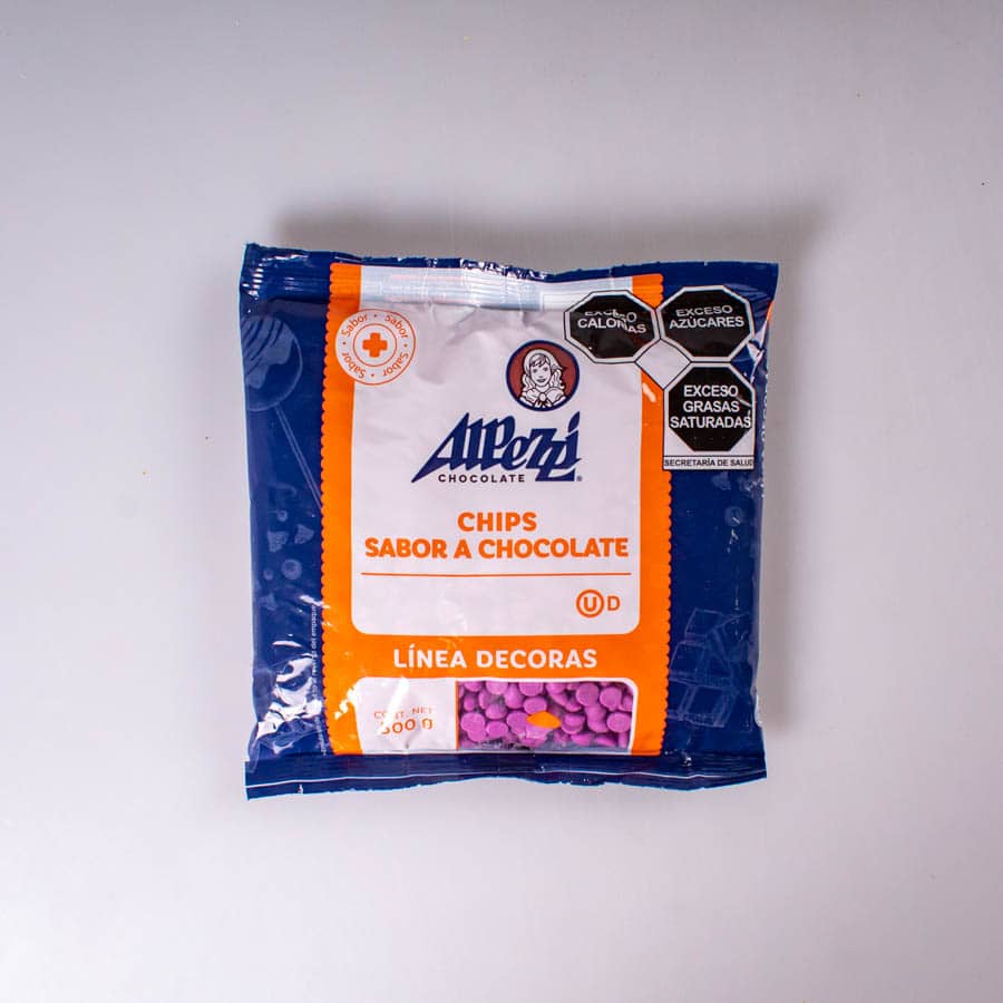 Chispa Violeta Sabor Chocolate Alpezzi 500 Gr