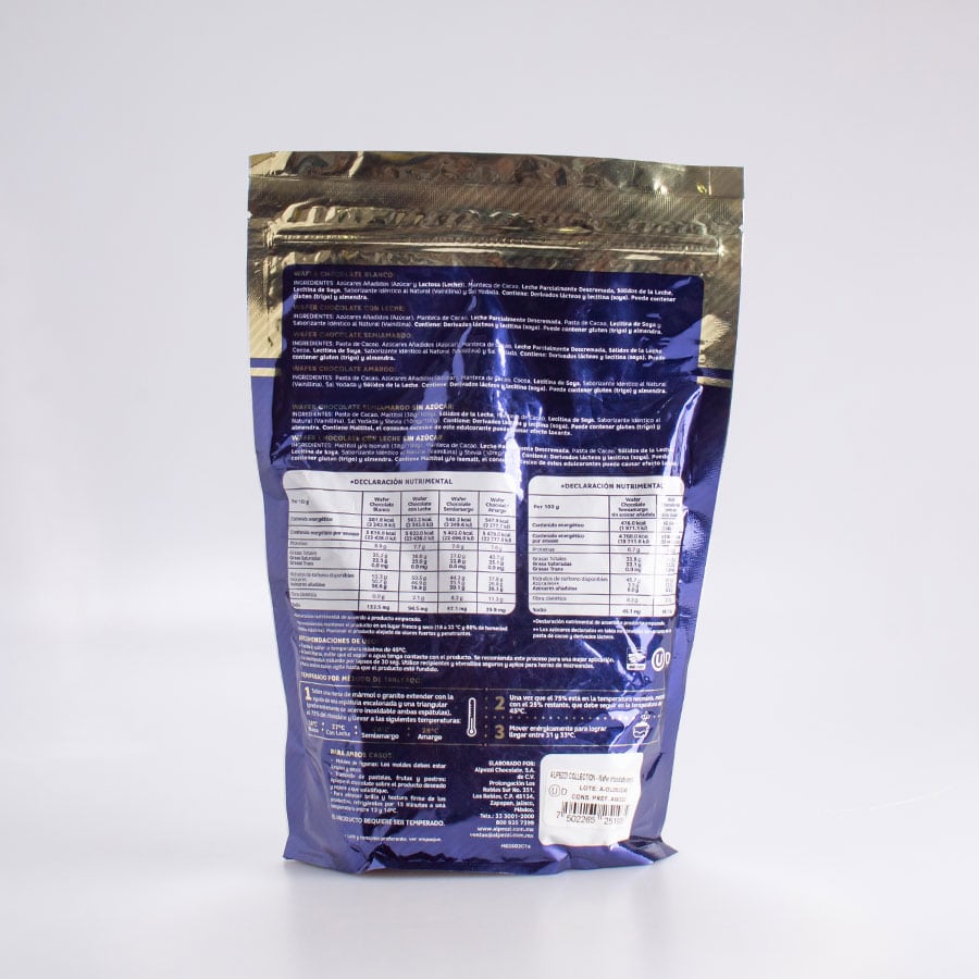 Chocolate Wafer Amargo Alpezzi 1 Kg
