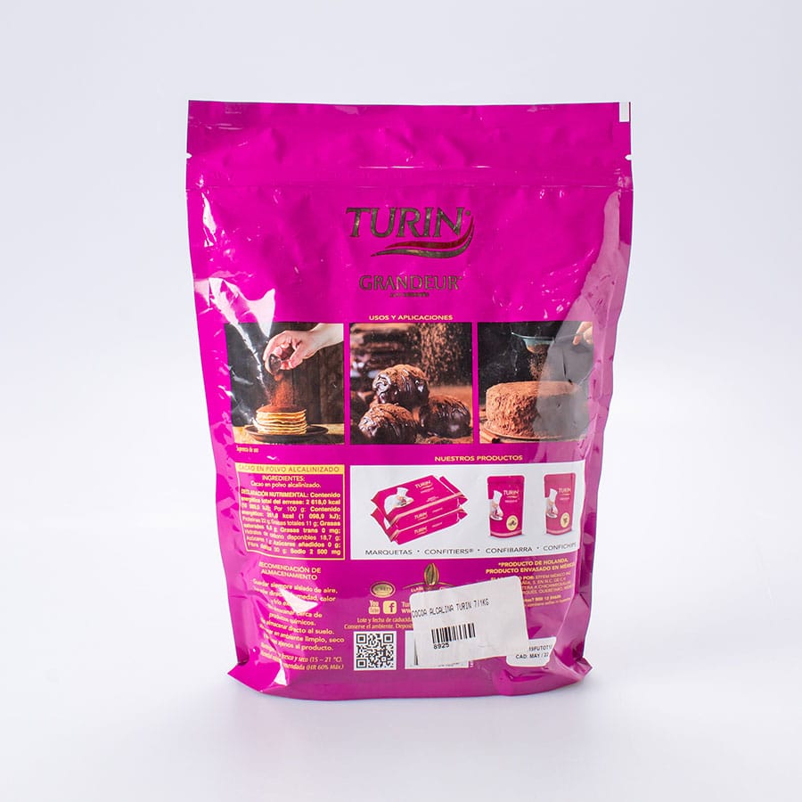 Cocoa Alcalina Turín 1 Kg