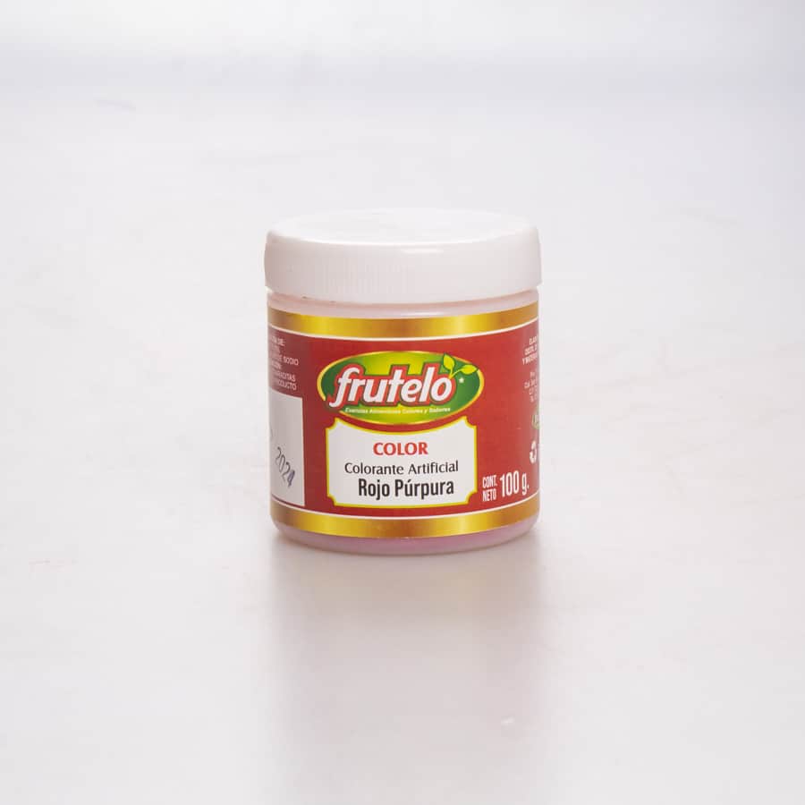 Colorante Rojo Púrpura Frutelo 100 Gr