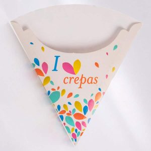 Cono para Crepa Impreso Grande