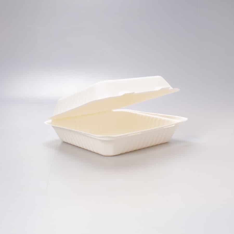 Contenedor 9x9 Liso Fécula PCT091 Bio 100 Pz