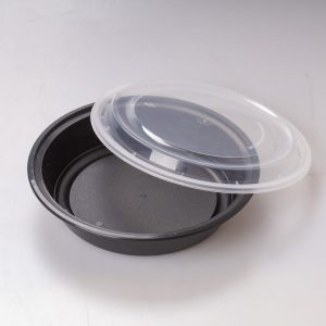 Contenedor Redondo Negro 48 Oz WOW