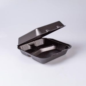 Contenedor 7X7 3 Divisiones Negro Reyma 50 Pz