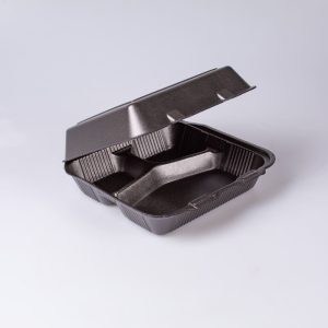 Contenedor 8X8 3 Divisiones Negro Reyma 50 Pz