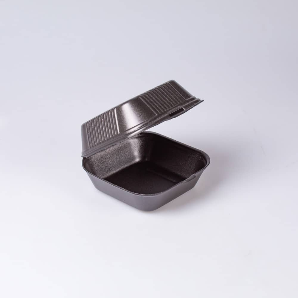 Contenedor Hamburguesero Negro Reyma 50 Pz