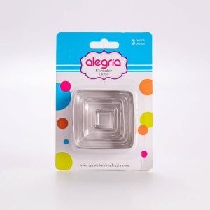 Cortador Métalico de Galletas Cuadrado