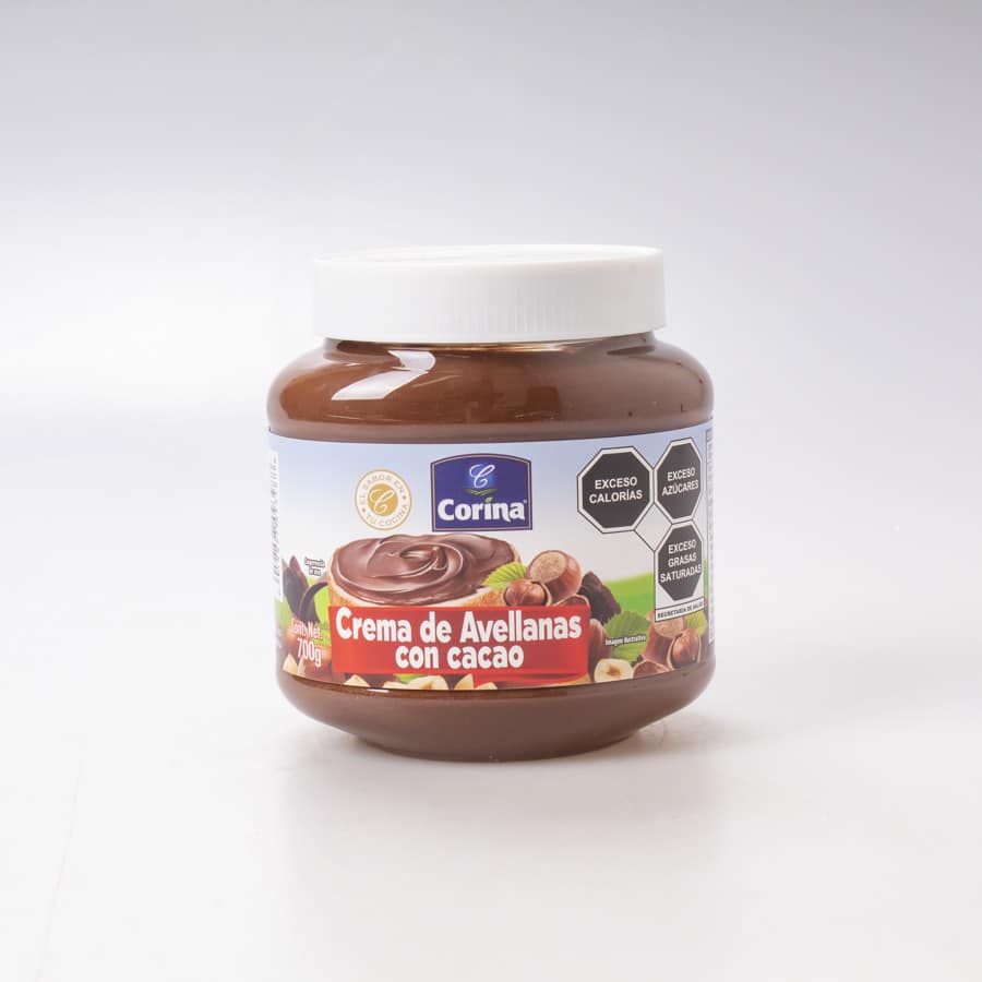 Crema de Avellanas Corina 700 Gr