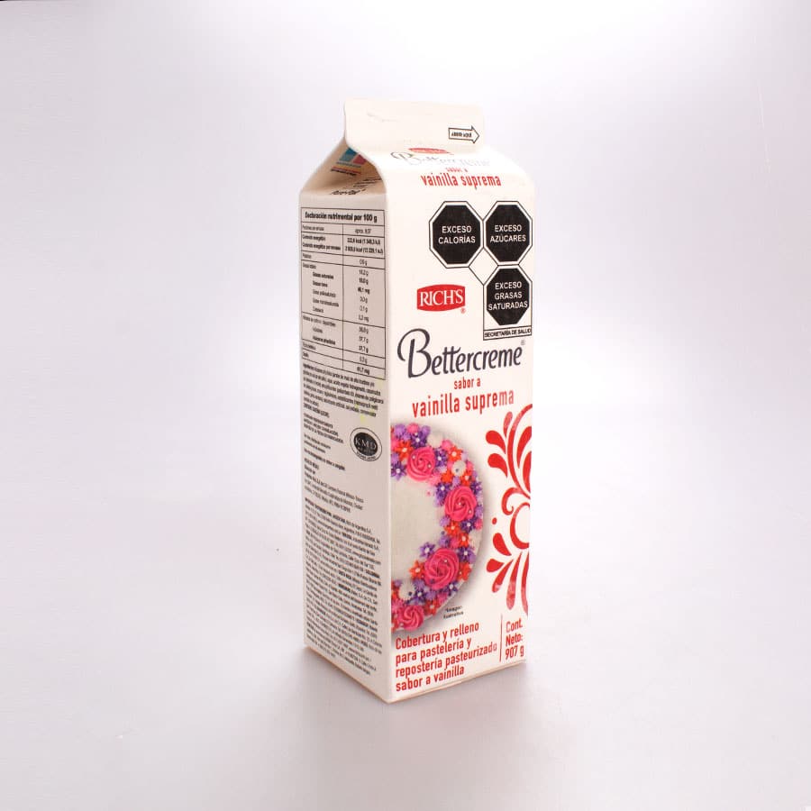 Crema para Batir Better Creme Supremo Vainilla Rich´s 907 Gr