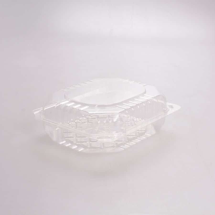 Contenedor Transparente Rectangular Chico 16x13.5x4 Cm