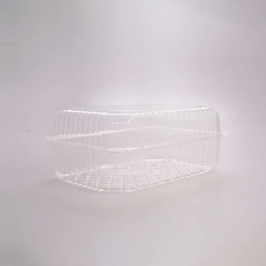 Contenedor Transparente Rectangular 26.5x18x5.5 Cm