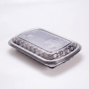 Contenedor Transparente Cuadrado 13.5x14.5x8 Cm