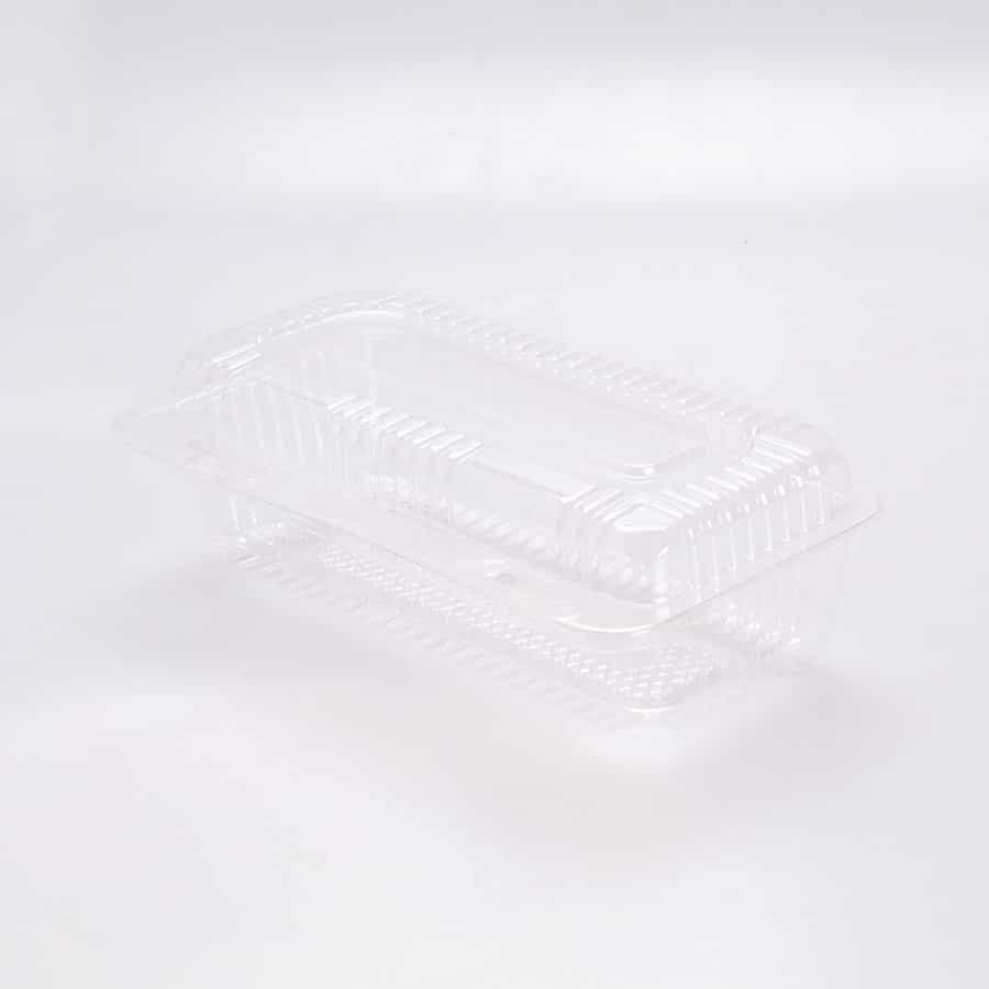Contenedor Transparente Rectangular Grande 23.5x13.5x6 Cm