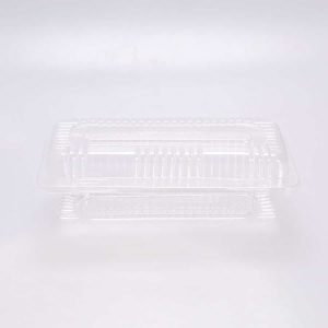 Contenedor Transparente Rectangular Grande 23.5x13.5x6 Cm