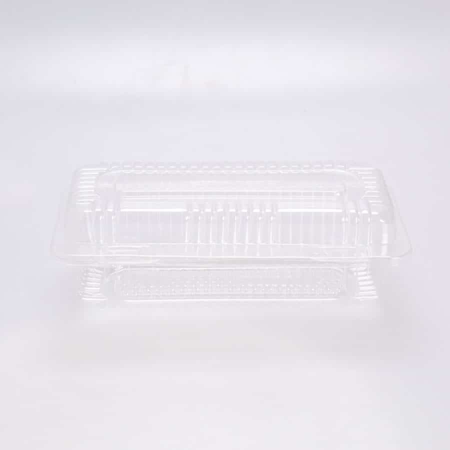 Contenedor Transparente Rectangular Grande 23.5x13.5x6 Cm