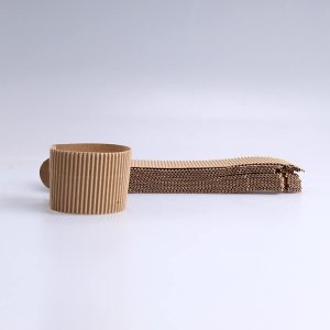 Fajilla de Cartón Kraft de Vaso de Papel 100 Pz