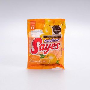 Gelatina Sabor Naranja Sayes Agua 120 Gr