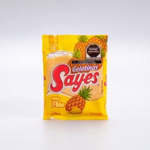 Gelatina Sabor Piña Sayes Agua 120 Gr