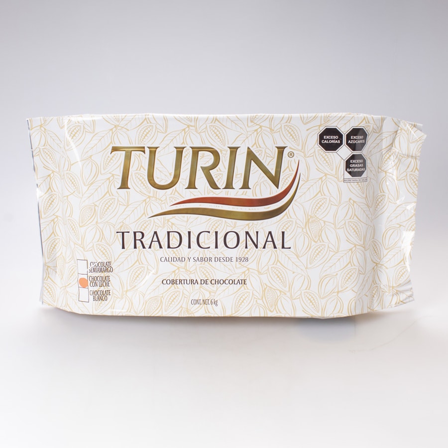 Marqueta Chocolate Lácteo Turín 6 Kg