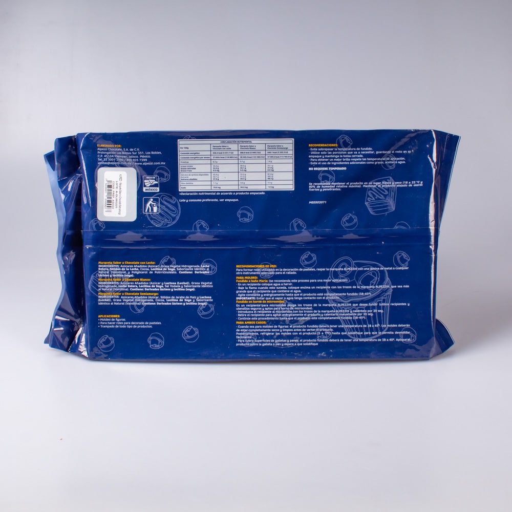 Marqueta Chocolate Semiamargo Alpezzi 5 Kg