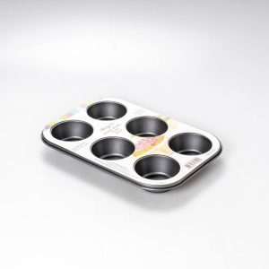 Molde Hornable Muffin 6 Cav