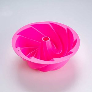 Molde Silicón Bundt Color Rosa