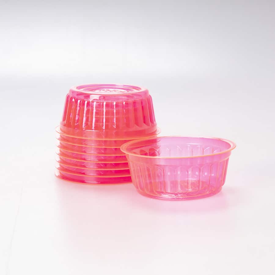 Molde Bio de Gelatina Rosa Neon Bosco 25 Pz