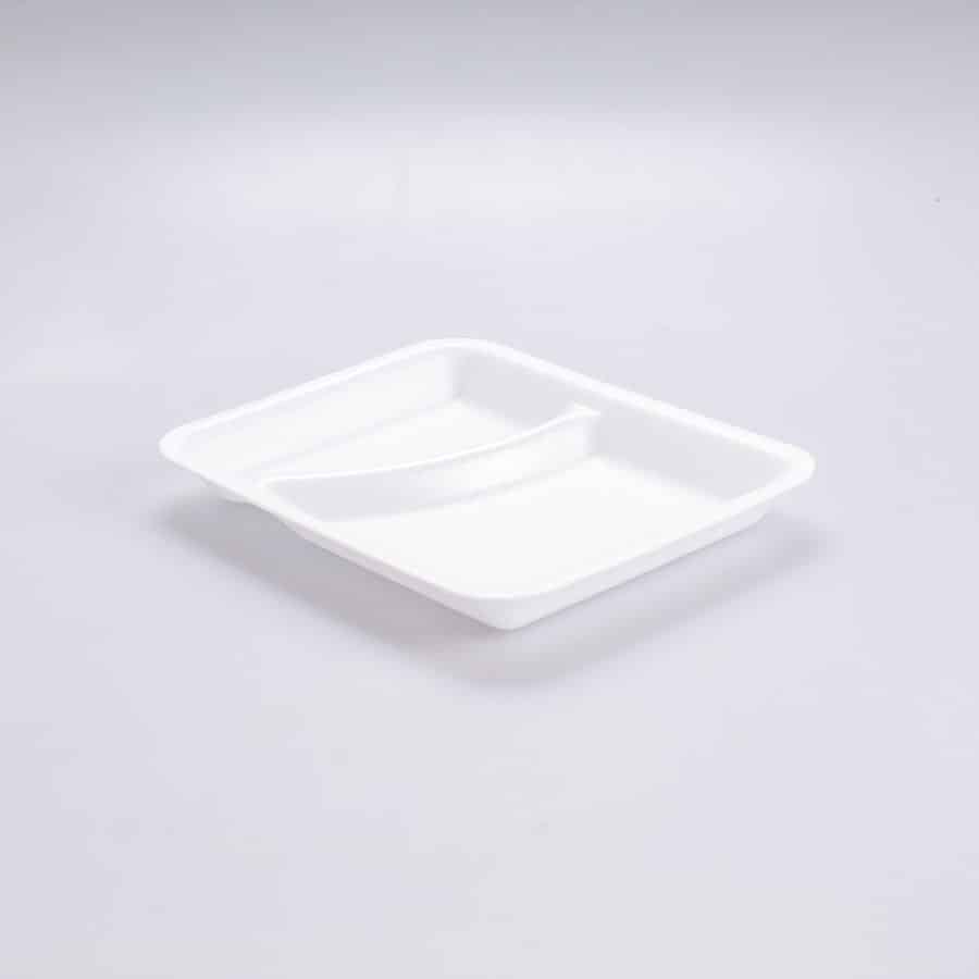 Charola de Unicel Reyma 2 Div 25 Pz