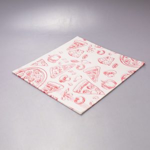 Papel Envoltura Trazo Rojo Pizzas 100 Pz