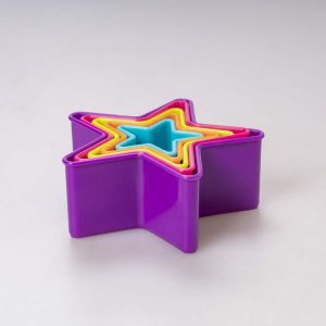 Set Cortadores de Galletas Estrella 5 Pz