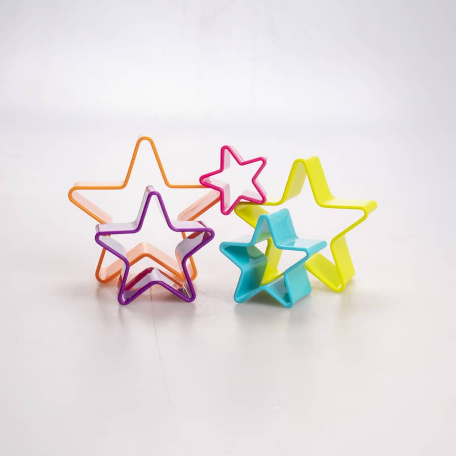 Set Cortadores de Galletas Estrella 5 Pz