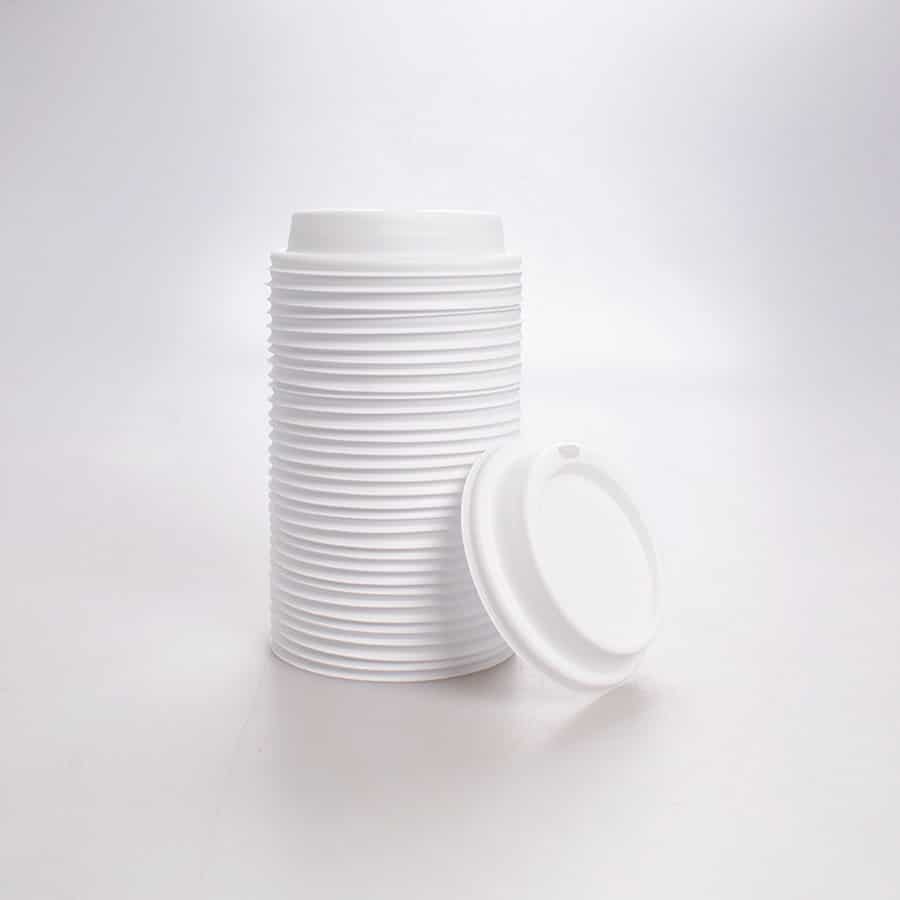 Tapa Domo Blanca para Vaso 10 Oz I. Paper 100 Pz